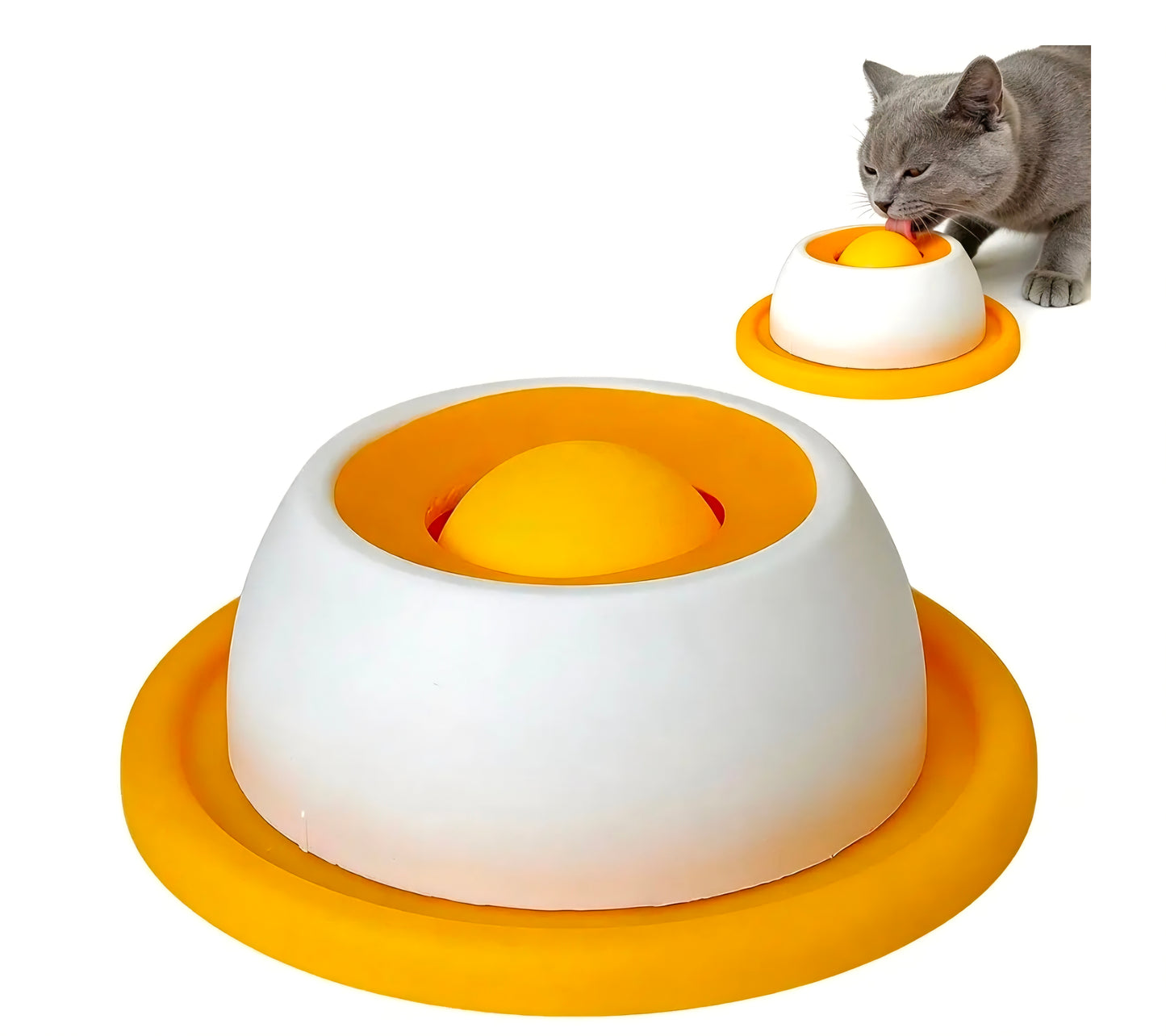 Veloura™️ CalmLick Pet Feeder (Interactive Slow Feeding Lick Mat for Dogs & Cats)