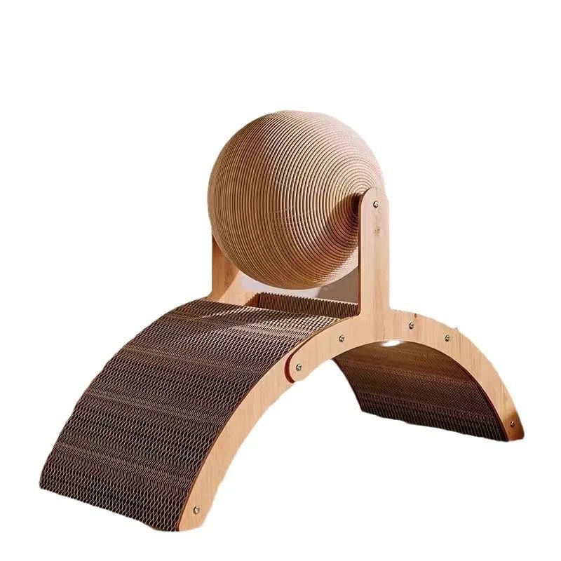  2 in 1 Wooden Sisal Cat Scratching 