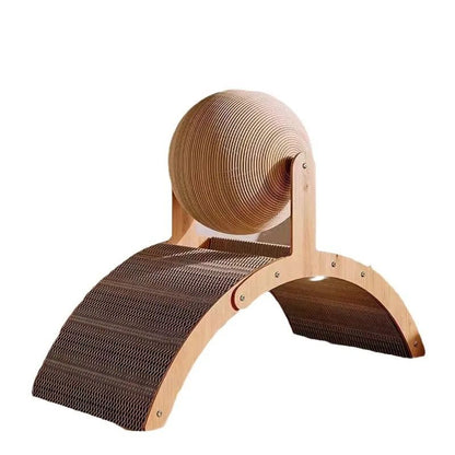  2 in 1 Wooden Sisal Cat Scratching 