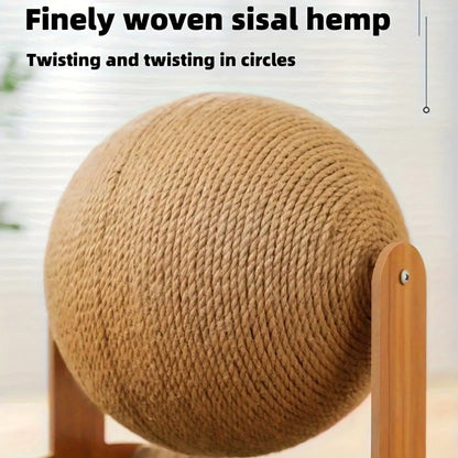 2 in 1 Wooden Sisal Cat Scratching 